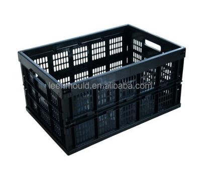 China Good quality solid PE/PP box sale folding logistics container plastic box, folding plastic moving boxes, foldable crate for sale