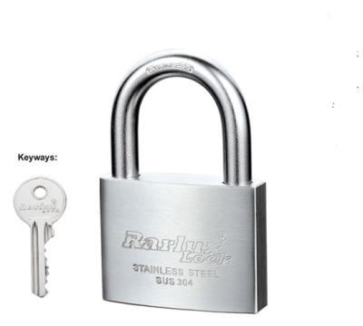 China Widely Use Rarlux Solid Padlock Door Cabinet Drawer Door 304 Stainless Steel Anti-theft Padlock for sale