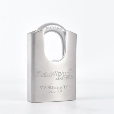 China Widely Use Rarlux Solid Padlock Hot Selling Stainless Steel Heavy Duty Double Locking Padlock for sale