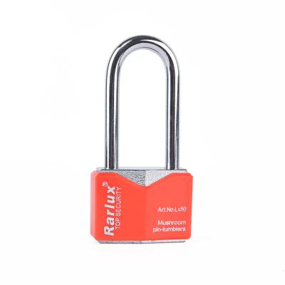 China Application 60mm Long Colorful Chrome Plated Iron Cheap Rhombic Padlock Wide Cover Ex-factory Plastic Shackle Base for sale