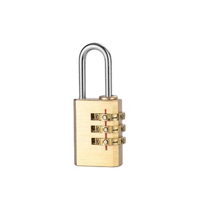 China Rarlux 3 digits tsa password password padlock copper durable high code four numbers brass security combination padlock for sale