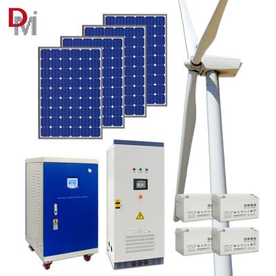 China Home Wind 5kw Solar Hybrid System 3kw Wind And 2kw Solar Hybrid Power Off Grid for sale