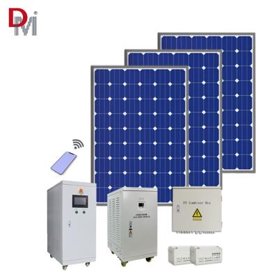 China Home 15 Kw Wind And 15 Kw Solar Hybrid Power Off Grid 30kw Wind Solar Hybrid System for sale