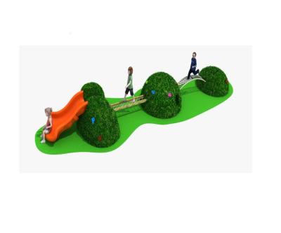 China Outdoor Fun Equipment Wooden Model Mountaineering Combination Game Equipment With Slide for sale