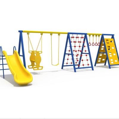 China 079-03 Children Outdoor Playground Multiplayer Swing Park Recreation Equipments for sale