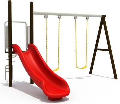 China 081-02 Children Outdoor Playground Multiplayer Swing Park Recreation Equipments for sale