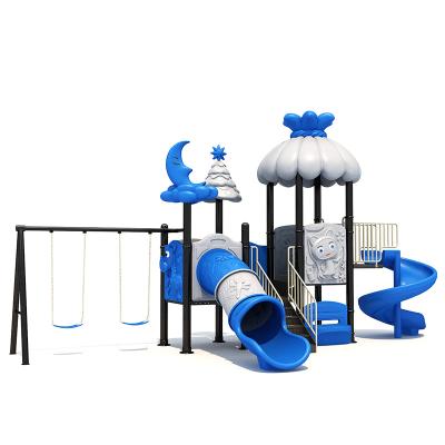 China Cloud Series Outdoor Plastic Equipment Wholesale Children's Playground Day Care Outdoor Plastic Playground Equipment for sale