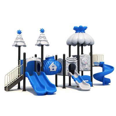 China Plastic Outdoor Playground Games Outdoor Kids Playground Slide Playground Equipment Outdoor Playground Cloud Series Set for sale