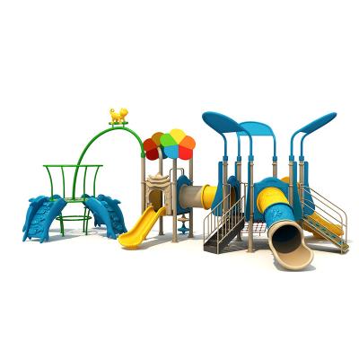 China 2023 New Product Plastic Outdoor Playground Slide Plastic Kids Games Equipment for sale