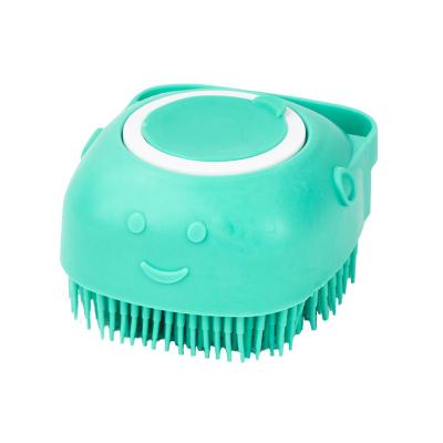 China Viable Pet Massage Brush With Liquid Silicone Cat And Dog Shower Gel General Pet Bath Brush for sale