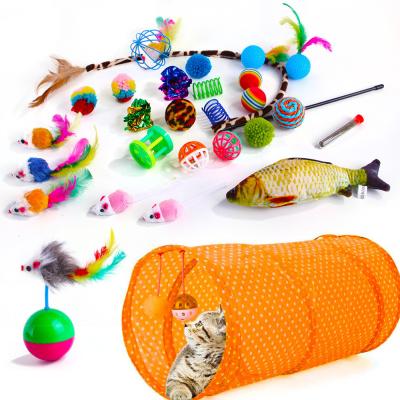 China Stocked Wool Toys Wooden Pet Bed Dogs House Simons Fish Flippity Electronic Interactive Lighter Jumping Mouse Cat Toy for sale