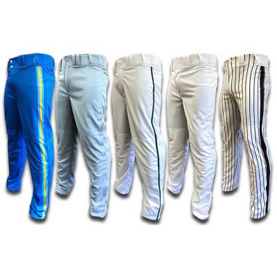 China New Design Custom Youth White Baseball Pants Breathable for sale