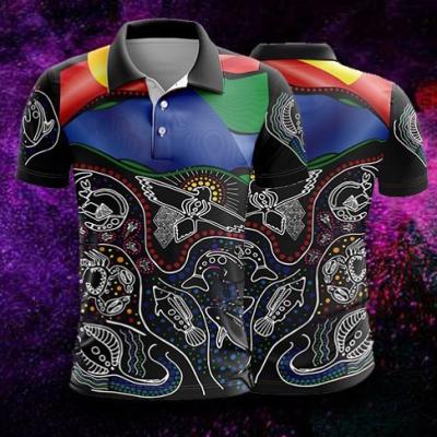 China Polyester Anti Shrink Quick Dry OEM Custom Design Sublimated Golf Polo Shirt for sale