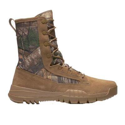 China 8 Inch Tactical Scare Super Lightweight Suede Field Camouflage Leather Hunting Boot for sale