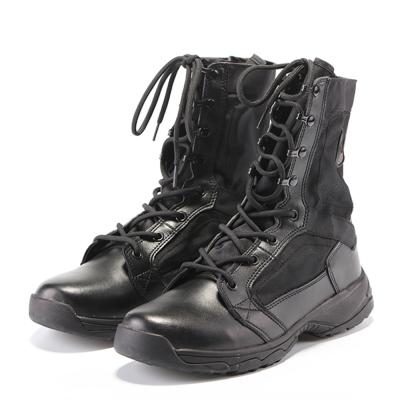 China CQB.SWAT Breathable Super Light Summer Season And Split Leather And Oxford Cloth Material Upper Military Boots for sale