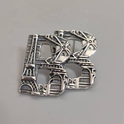 China Hiphop Fashion Earrings Trend 2021 925 Silver Jewelry 18k Gold Plated Retro Jewelry Christmas Gift Letter Earring 925 Sterling Silver for sale