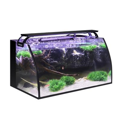 China Hygger Aquarium Tank 30L Home Viable Pet Aquarium With 7W Power Filter Pump And 18W Aquarium Light for sale