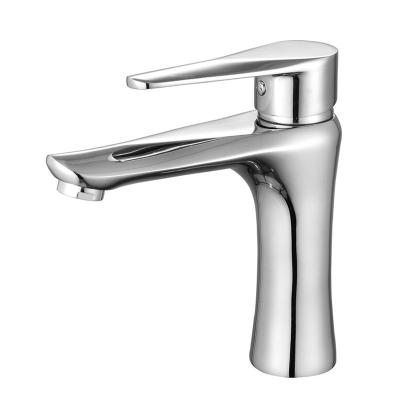 China High Quality Home Luxury Brass Metered Faucets Bathroom Waterfall Basin Faucet for sale