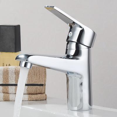 China 2022 Hot Metered Basin Faucet Chrome Cold Water Faucet Deck Mount Basin Mixer Taps Hot Metered Basin Faucet for sale