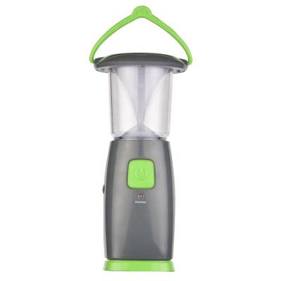 China Outdoor/Indoor Rechargeable Camping Tent Light Portable LED Hand Crank Luminous Dynamo Solar Camping Lamp with USB for sale