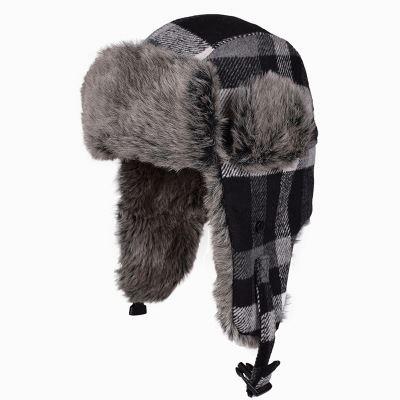 China LD11 COMMON outdoor earflap bomber hats for men women airwoman trooper snow ski Russian thick winter hat for sale