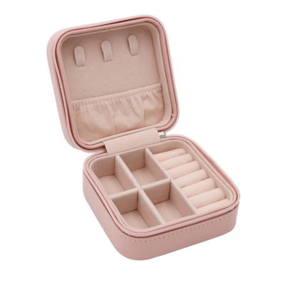 China Chinese Factory Handmade Large Capacity Customized Travel Jewelry Packaging Storage Box for sale