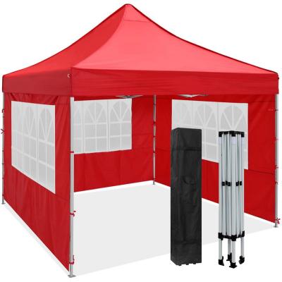 China Qihong 10x10ft Folding Strurcture Waterproof Steel Frame Pop Up Tent Canopy Outdoor Custom Tent For Events for sale