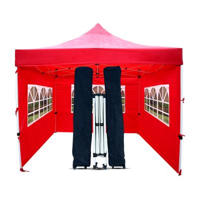 China 10X10ft Waterproof Easy Foldable Pop Up Trade Show Event Tent With Sidewalls for sale