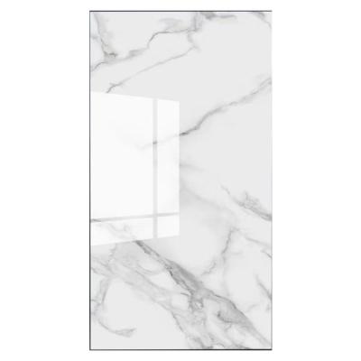 China Manufacturer White Carrara Ceramic Rural Honorary Floor Tile Marble Tile 750*1500 Bathroom And Kitchen for sale