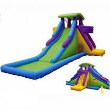 China 2016 New design for inflatable water slide in 7L*3Wmeter with water bag for sale