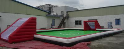 China popular Inflatable football pitch in 20x10meter for commercial use for sale