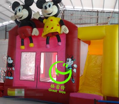 China 2016 hot sell Mickey mouse  inflatable bounce house with 24months warranty from GREAT TOYS for sale