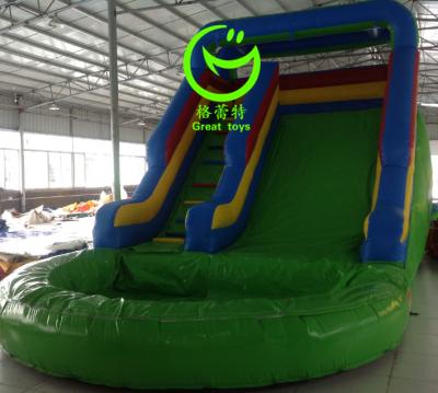 China Hot selling  inflatable water  slide  with 24months warranty GT-SAR-1662 for sale