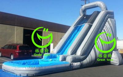 China Hot selling  inflatable water  slide  with 24months warranty GT-SAR-1663 for sale