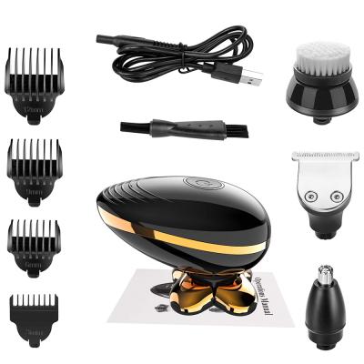 China Professional Twin Blade Nose Trimmer AIWO Barber Hair Clippers Men Salon Barber Machines Cordless Shaver Blade pro with LED for sale