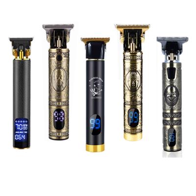 China AIWO ABS Hair Clippers Stainless Steel Cordless Mini Hair Trimmer Golden Hair Trimmer For Men for sale