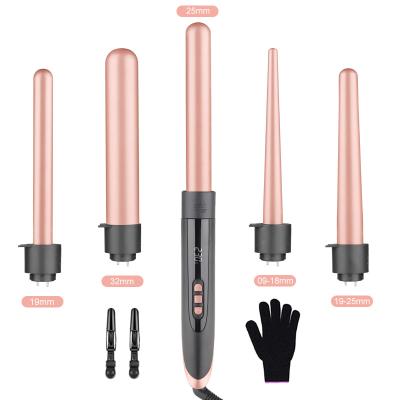 China AIWO Other Hair Styling Tools Professional 6 in 1 Hair To Hair Curler Ceramic Flat Iron 20PC/CTN for sale