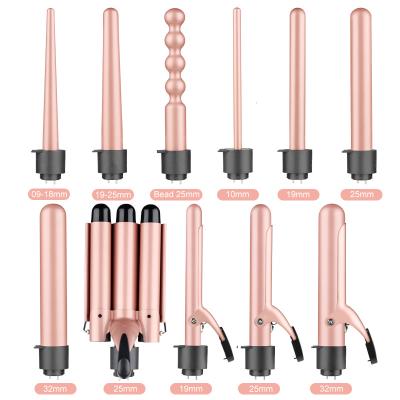 China New AIWO Hair Curler Hot Comb Iron Hair Curler Straightener Flat Iron Hair Styling Tool Kit 20PC/CTN for sale