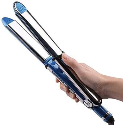 China Popular Professional LED Temperature Display AIWO Best Hair Straightener Adjust Temperature Hair Straightener 2 in 1 Hair Straightener Flat Iron for sale