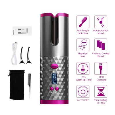 China Settings AIWO Adjustable Professional Hair Salon Tool Fast Heat Heating Hair Curler Rolls With Hair Curler Box Accept OEM,ODM Cordless HairCurler for sale