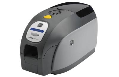 China Black and white double sided zebra zxp3 card printer use 800033-340cn YMCKO ribbon for sale