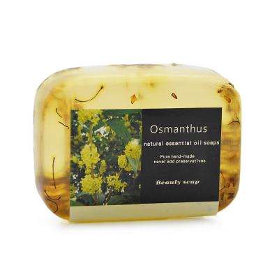 China Basic Cleansing Bath Soap Whitening Skin Care Natural Osmanthus Deep Cleansing Handmade Soap for sale