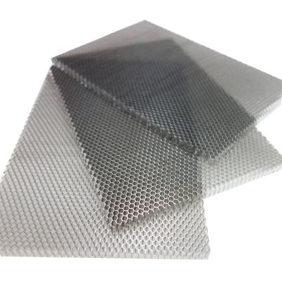 China Light Weight Custom Metal Decoration Aluminum Honeycomb Laser Cut Panel Table for sale