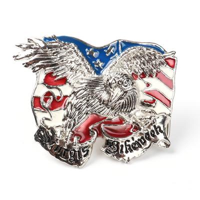 China New Design America Style Men's Metal Belt Buckle 3D Belt Buckles High Quality Wholesale Hot Selling Custom Metal Eagle Buckles for sale