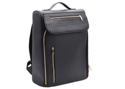 China Stylish New Design Custom PU Leather Mens Casual Outdoor Travel Laptop Business Backpack for sale