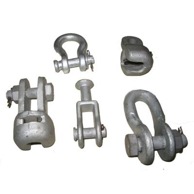 China Exterior Handle Heavy Industry Galvanized Stainless Steel Bow Shackle For Electric Power Line for sale