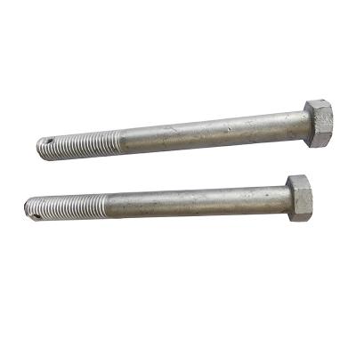 China Power Hot Dip Galvanized Machine Bolt With Square Nut for sale