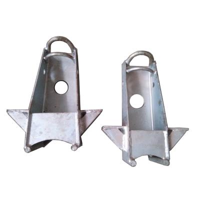 China Opgw Suspention Set Hot Dipped Galvanized Overhead Fitting Tower Cable Metal Bracket For Power Tower Pole Line for sale