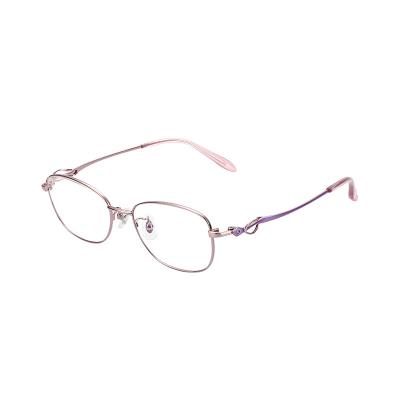 China For Anti Light Blue Reflective Vintage Optical Female Eyewear Glasses Fashion Anti Glass Frames for sale