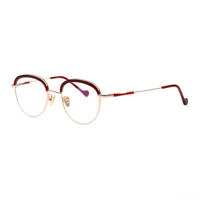 China For Eyewear Pure Titanium Hand Made Frame Glass Frames Factory Supply Best Selling Titanium Optical Glasses for sale